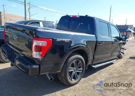 2023 Ford F-150 Lariat z USA, uszkodzony, nr VIN 1FTFW1ED0PFA75069